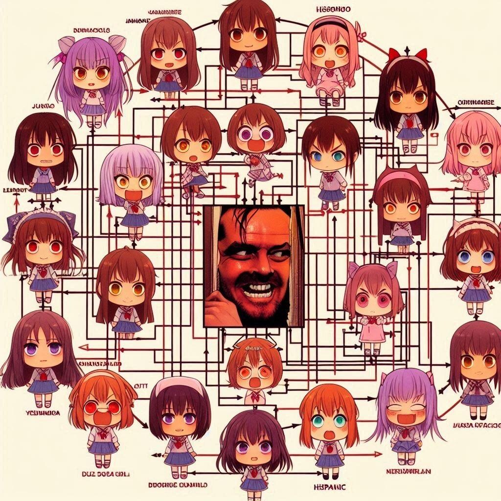 次クールのアニメの相関図