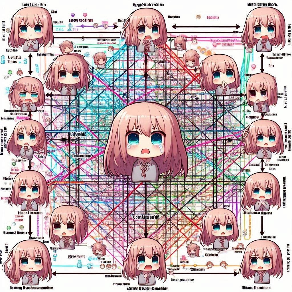 次クールのアニメの相関図