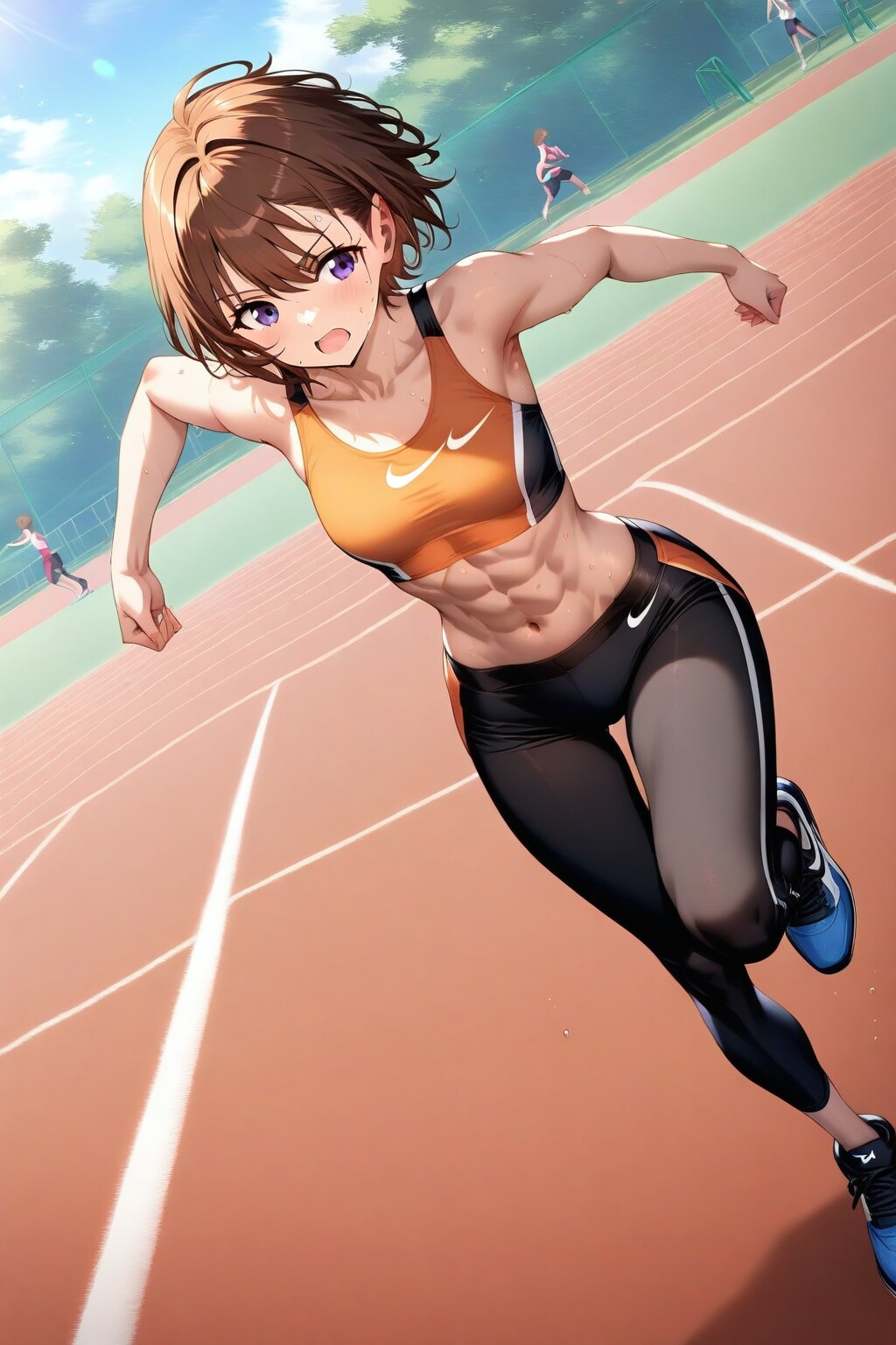 褐色肉体系陸上部娘🏃‍♀️
