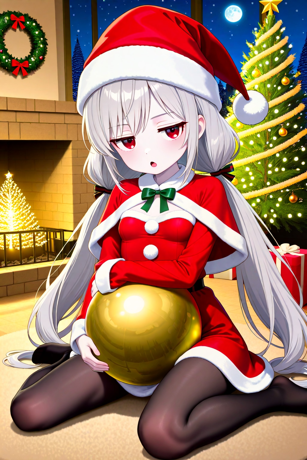 サンタアイちゃんと金の玉