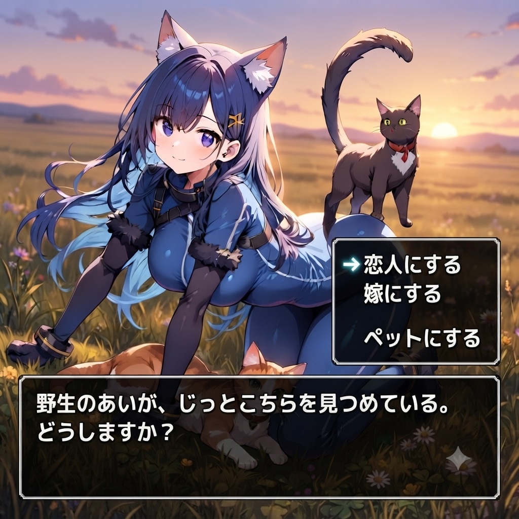 恋愛シミュレーション？野生のあいからは逃走不能。