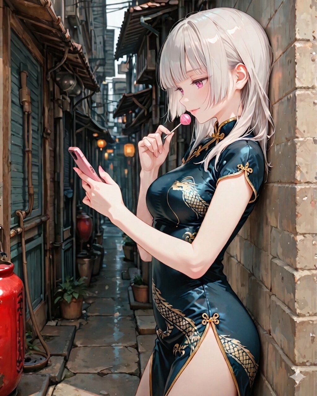 中華街の路地裏ver2