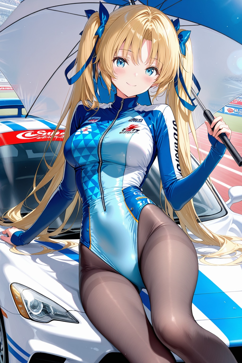 金髪　レースクイーン