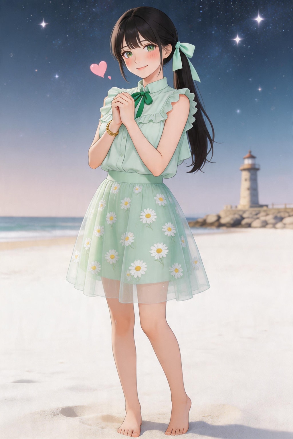 Seedream5🌊🌟夜の浜辺