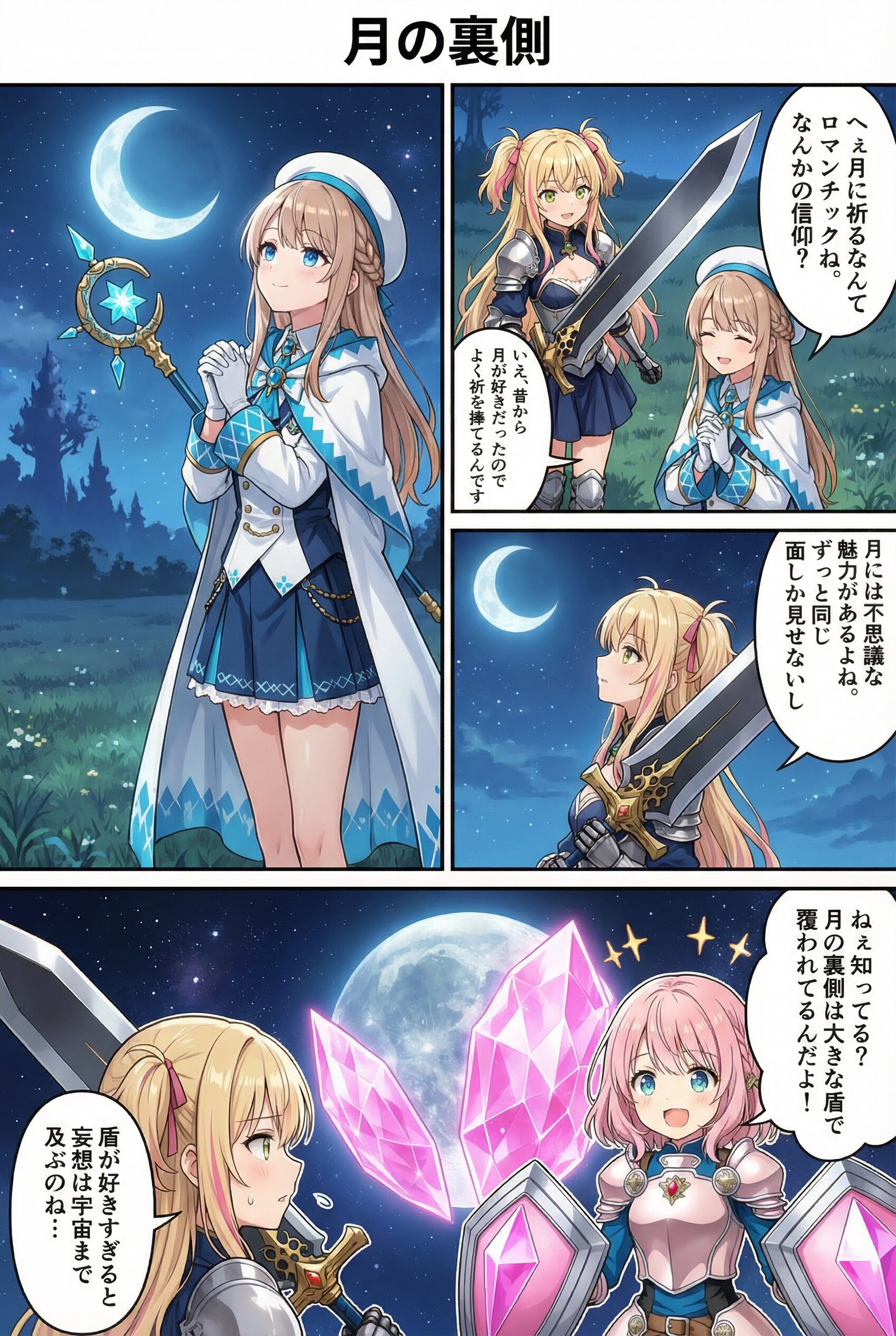 月に祈る