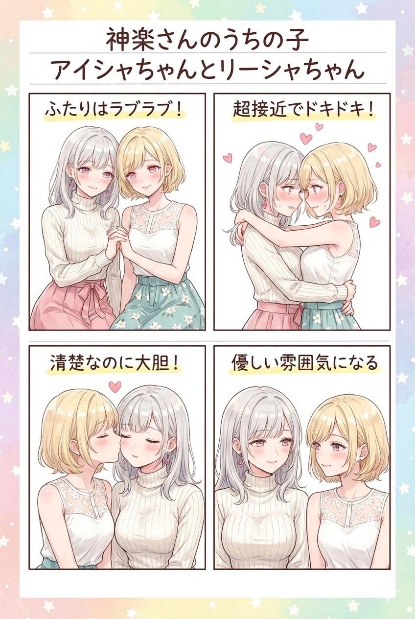 アイシャちゃんとリーシャちゃんの他己紹介！