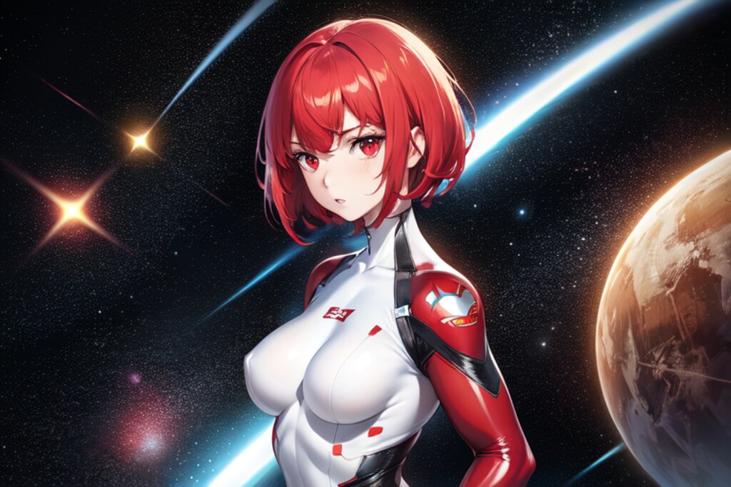 習作「スーパーヒロイン20240203」