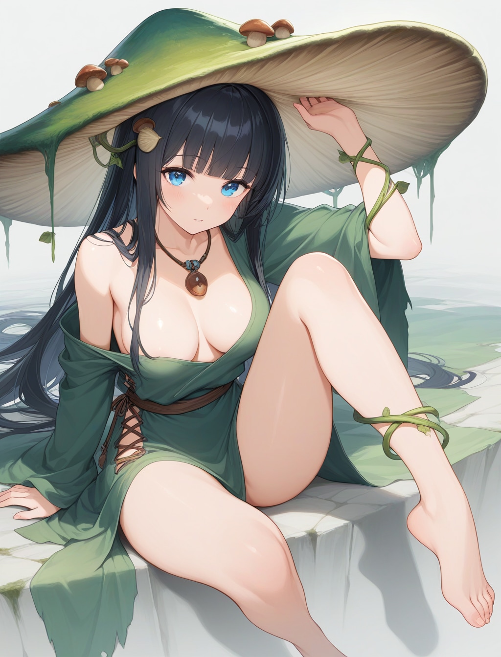 キノコ美女生えた