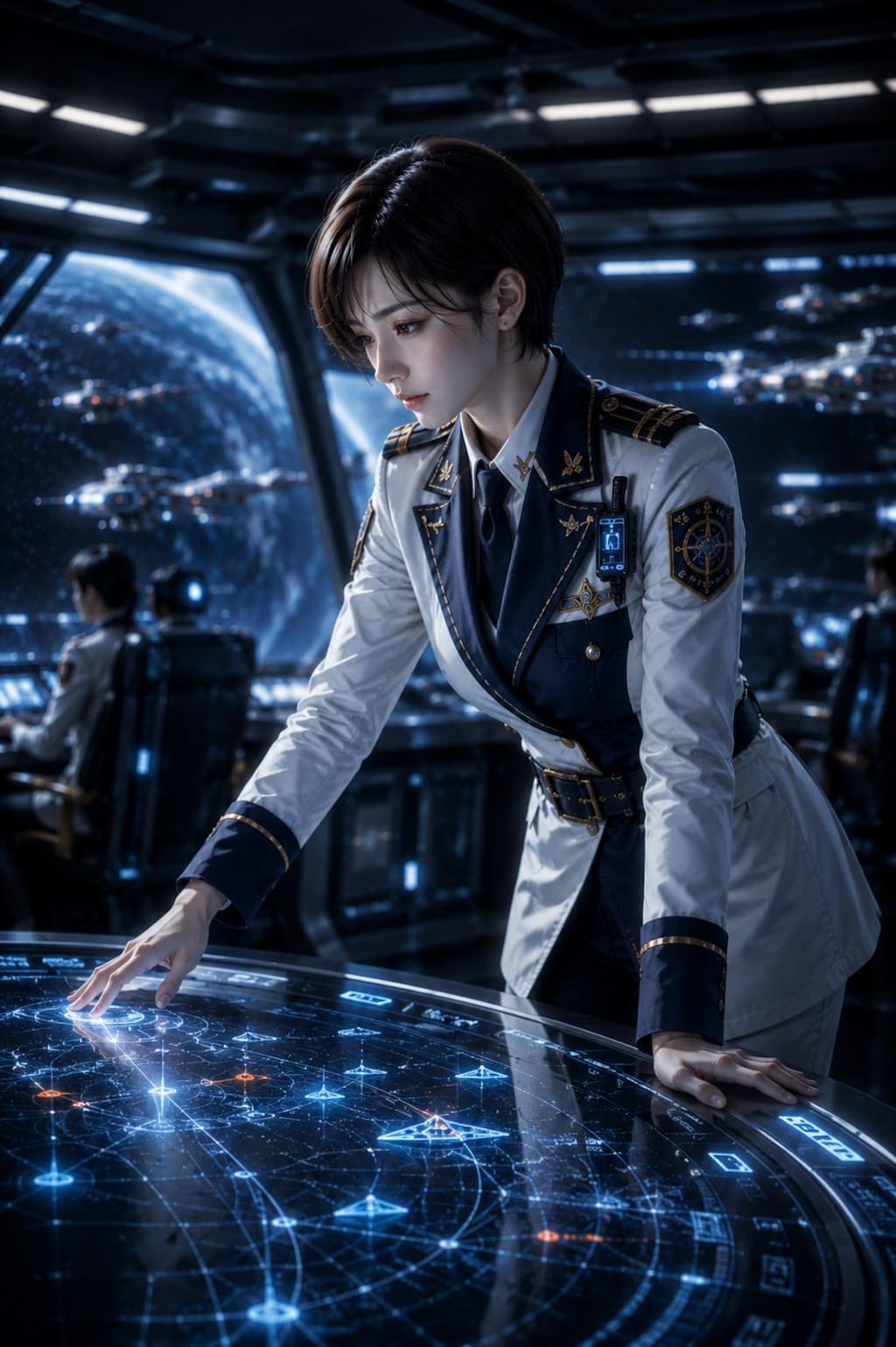ちちぷい未来艦隊司令官のオフショット
