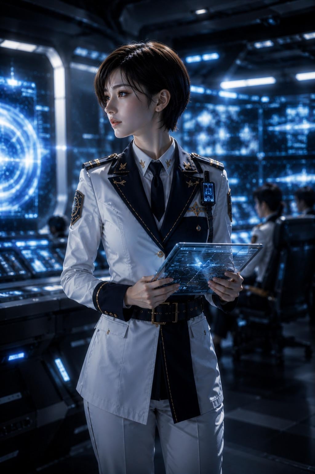 ちちぷい未来艦隊司令官のオフショット