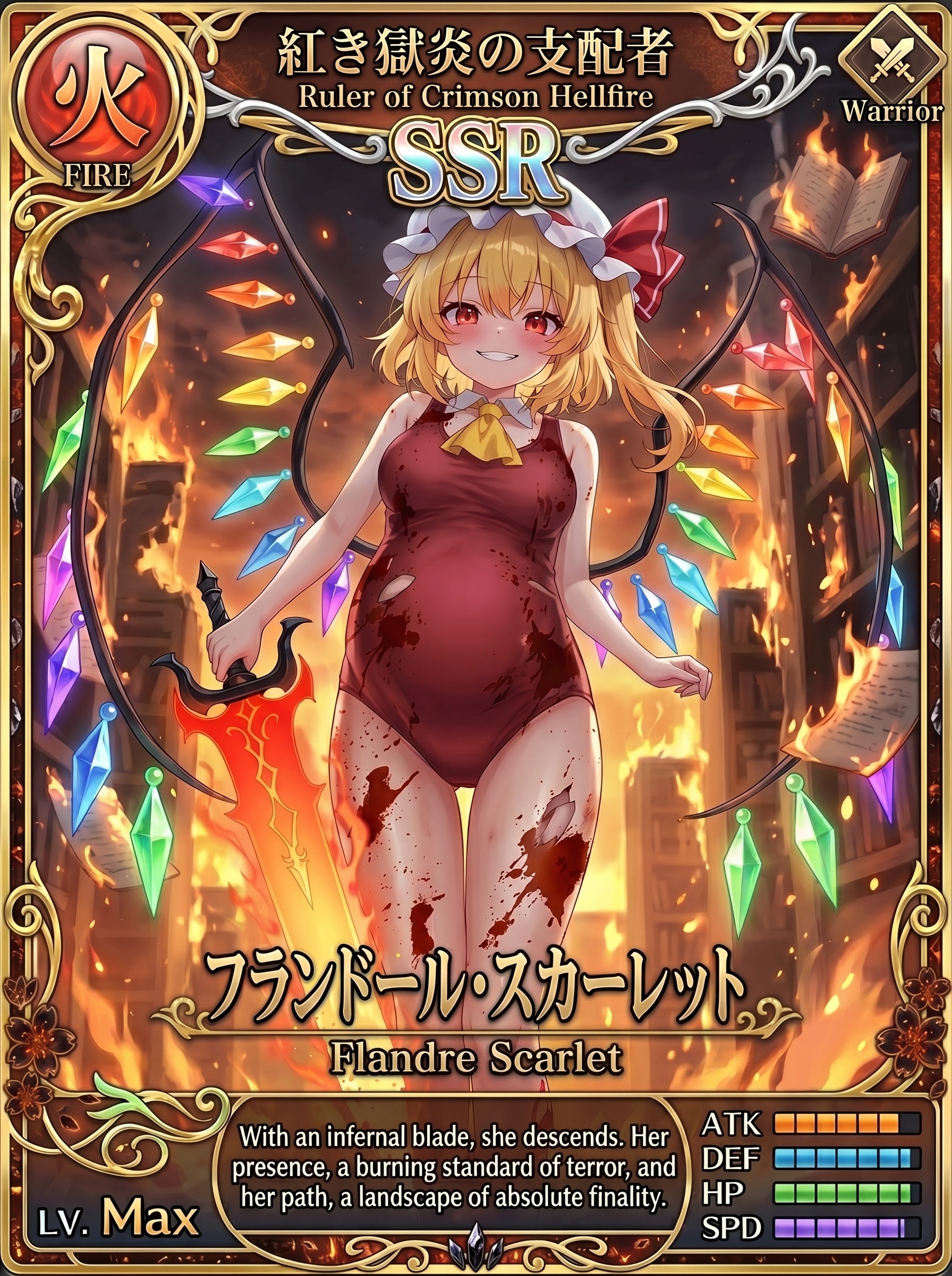 バト妊フランちゃん SSRトレカ風