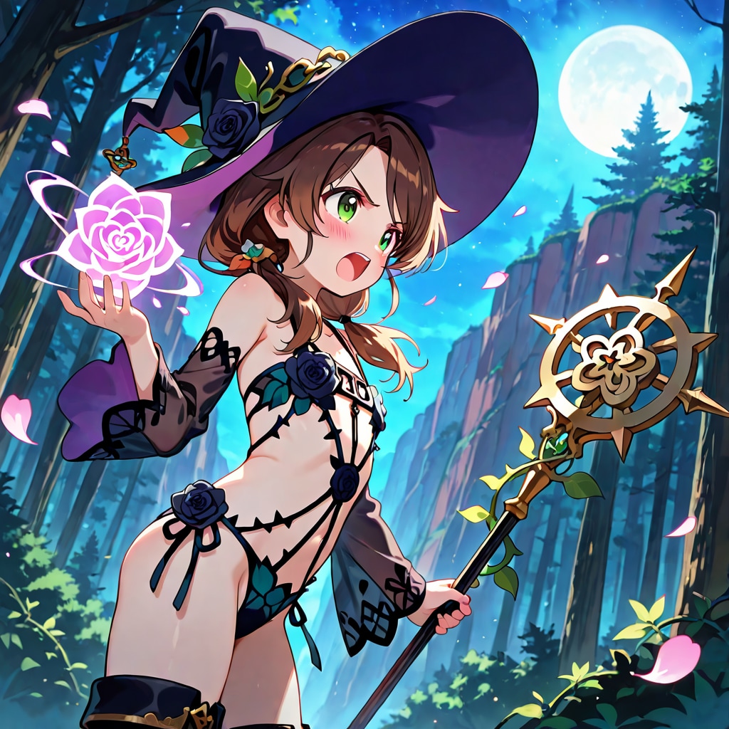 【応用】黒薔薇の魔女