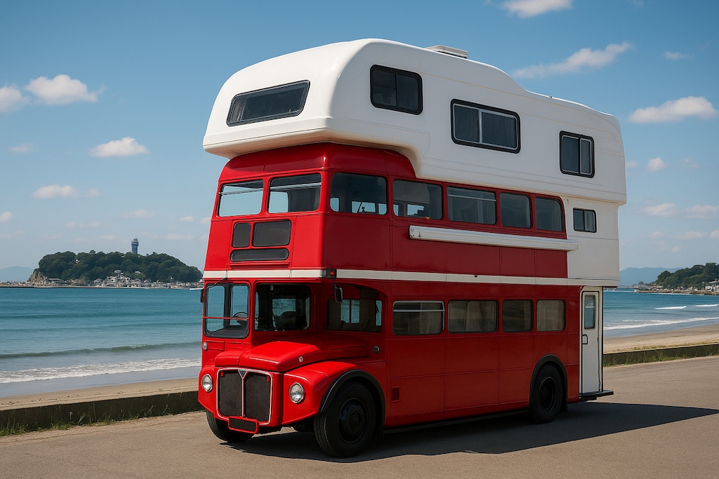 ロンドンバスキャンピングカー