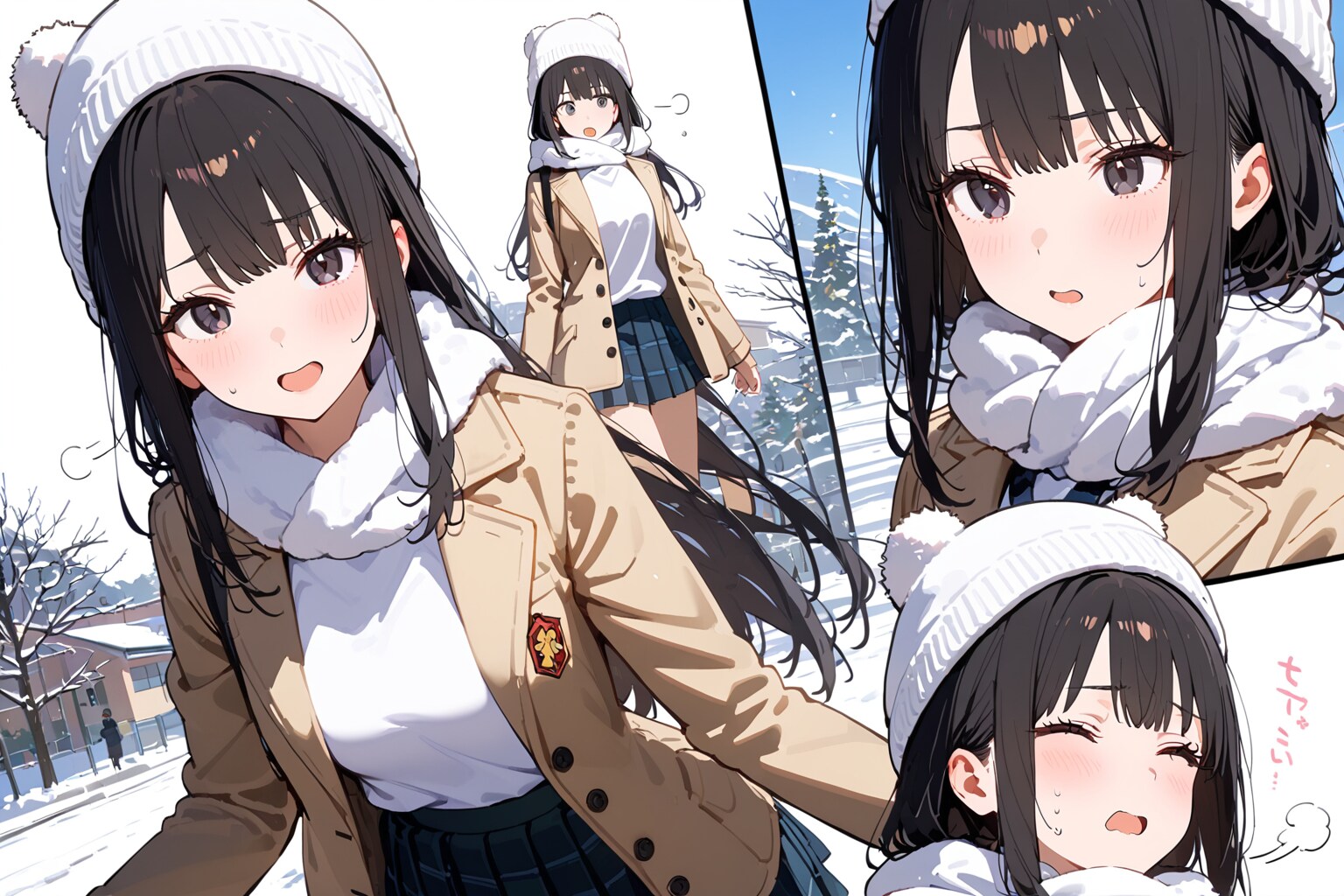 HALO雪の美少女 | の人気AIイラスト・グラビア