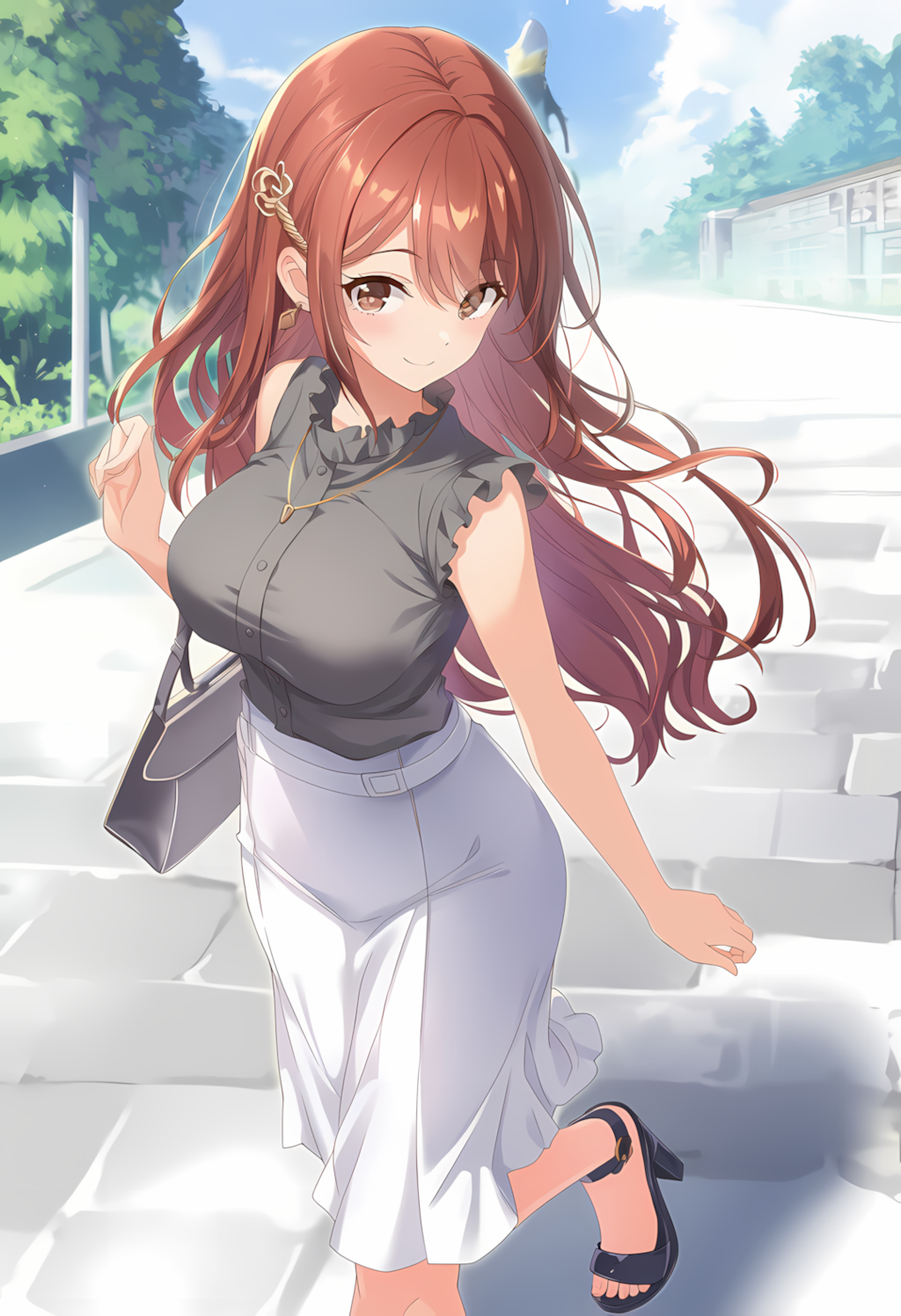 ノノカちゃんのエレガント通勤🌸💃