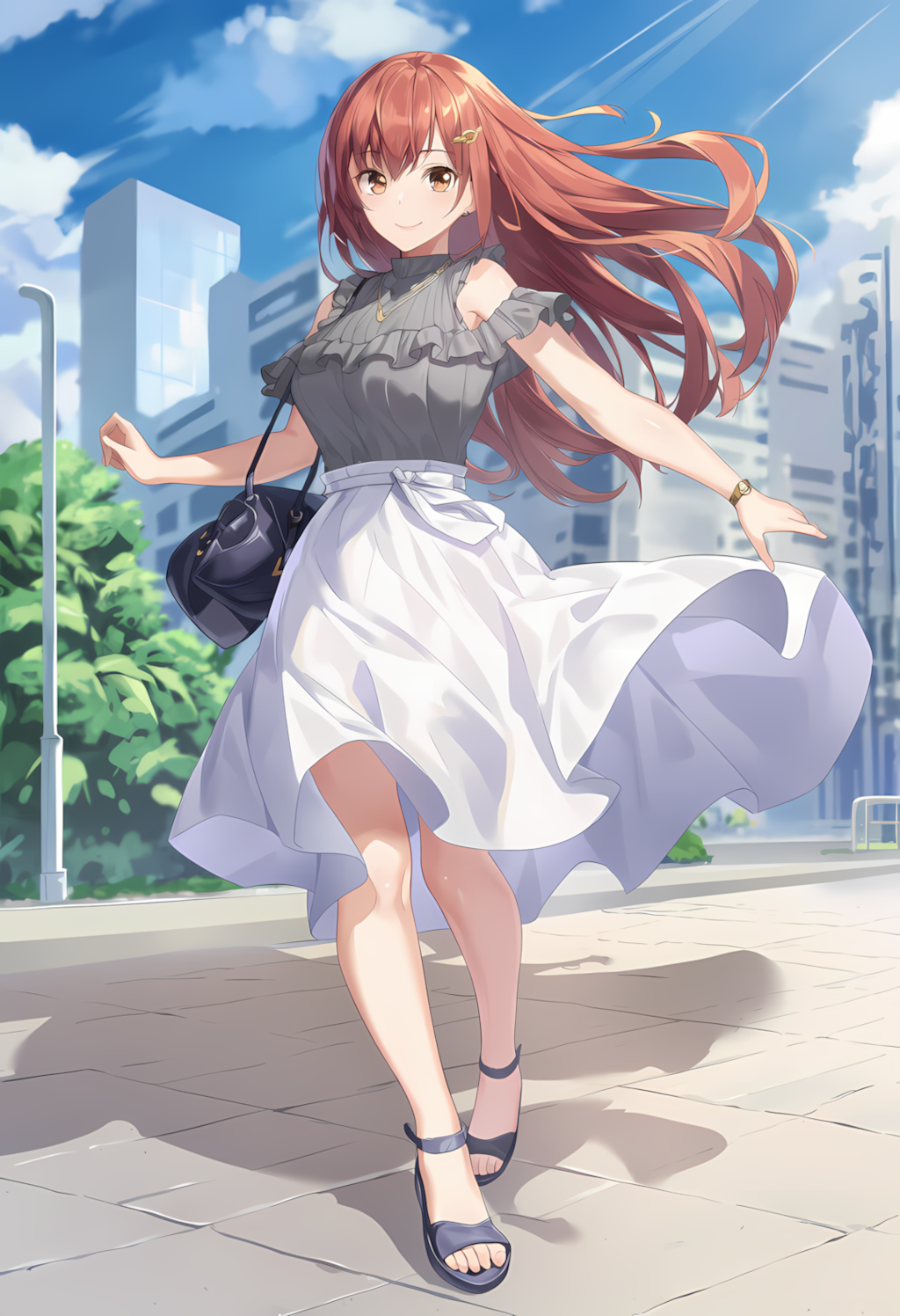 ノノカちゃんのエレガント通勤🌸💃