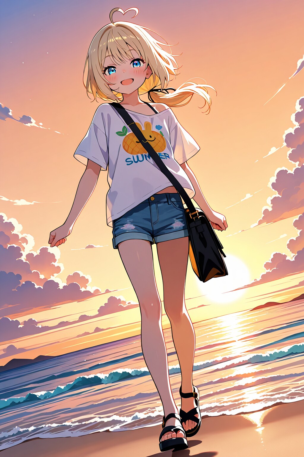 夏の思い出　颯 | の人気AIイラスト・グラビア