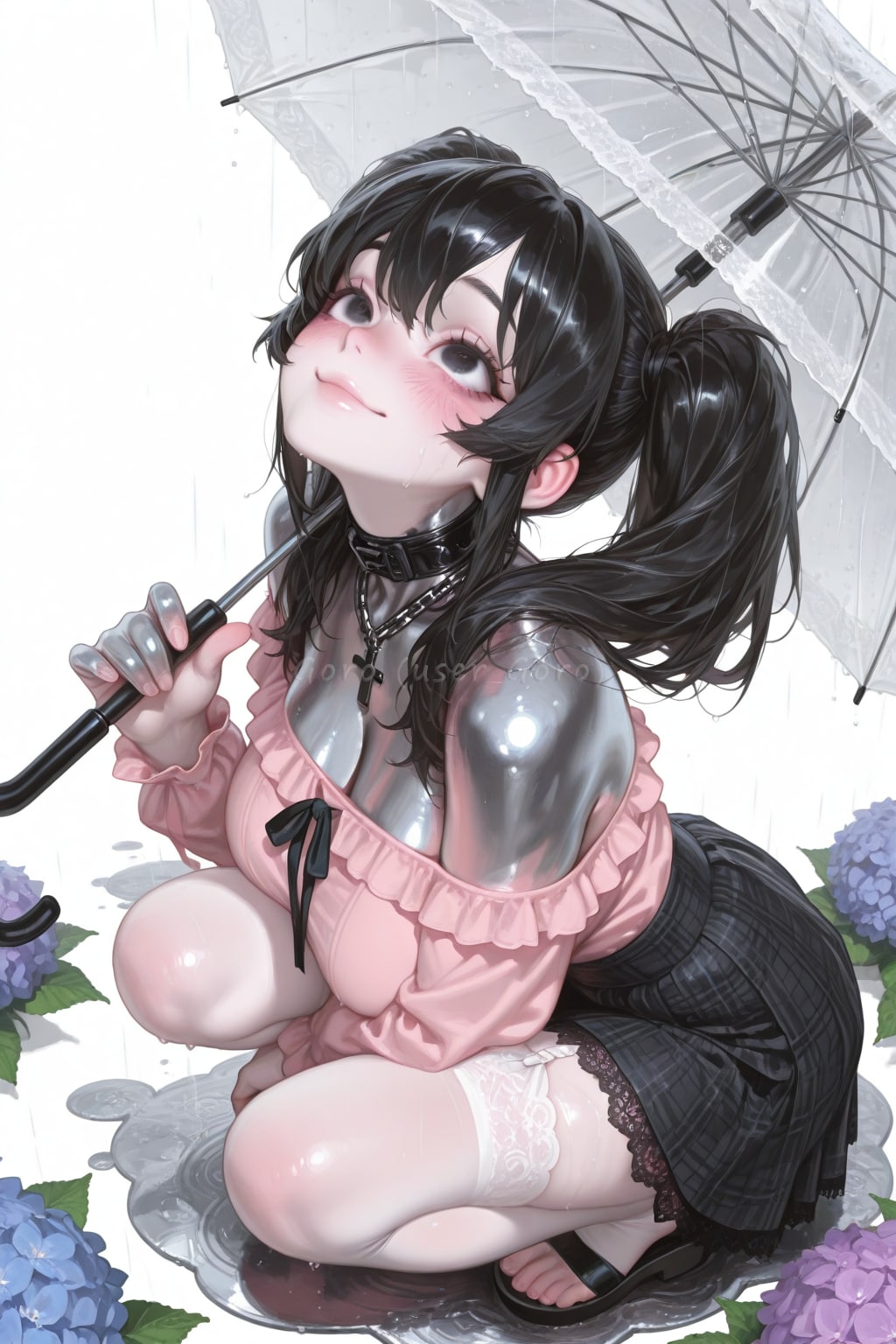 【女の子部入部中】キラキラした雨が降ってきた