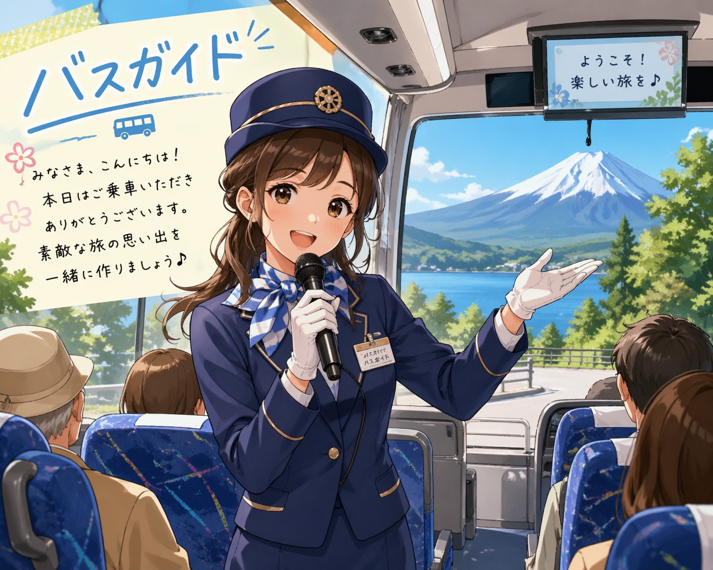 バスガイド | の人気AIイラスト・グラビア