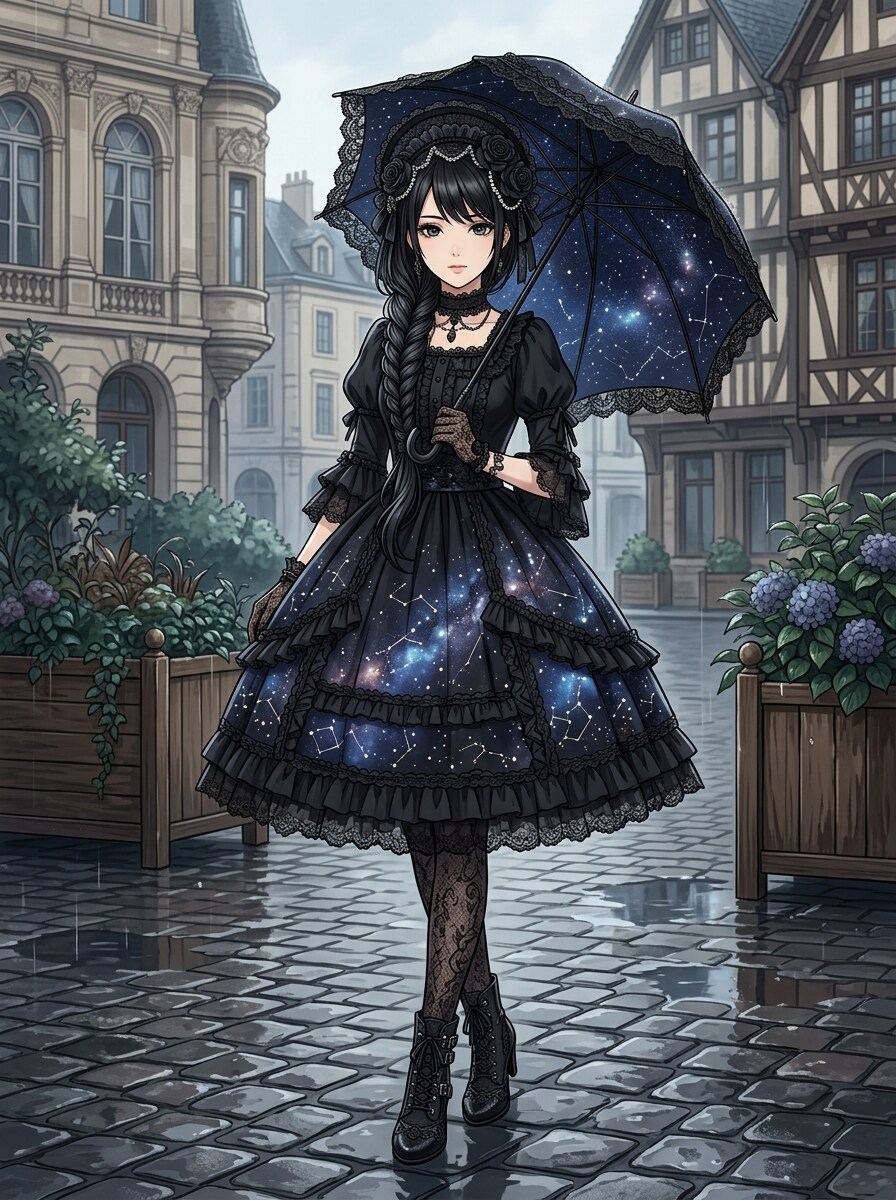 傘と少女 2 | の人気AIイラスト・グラビア