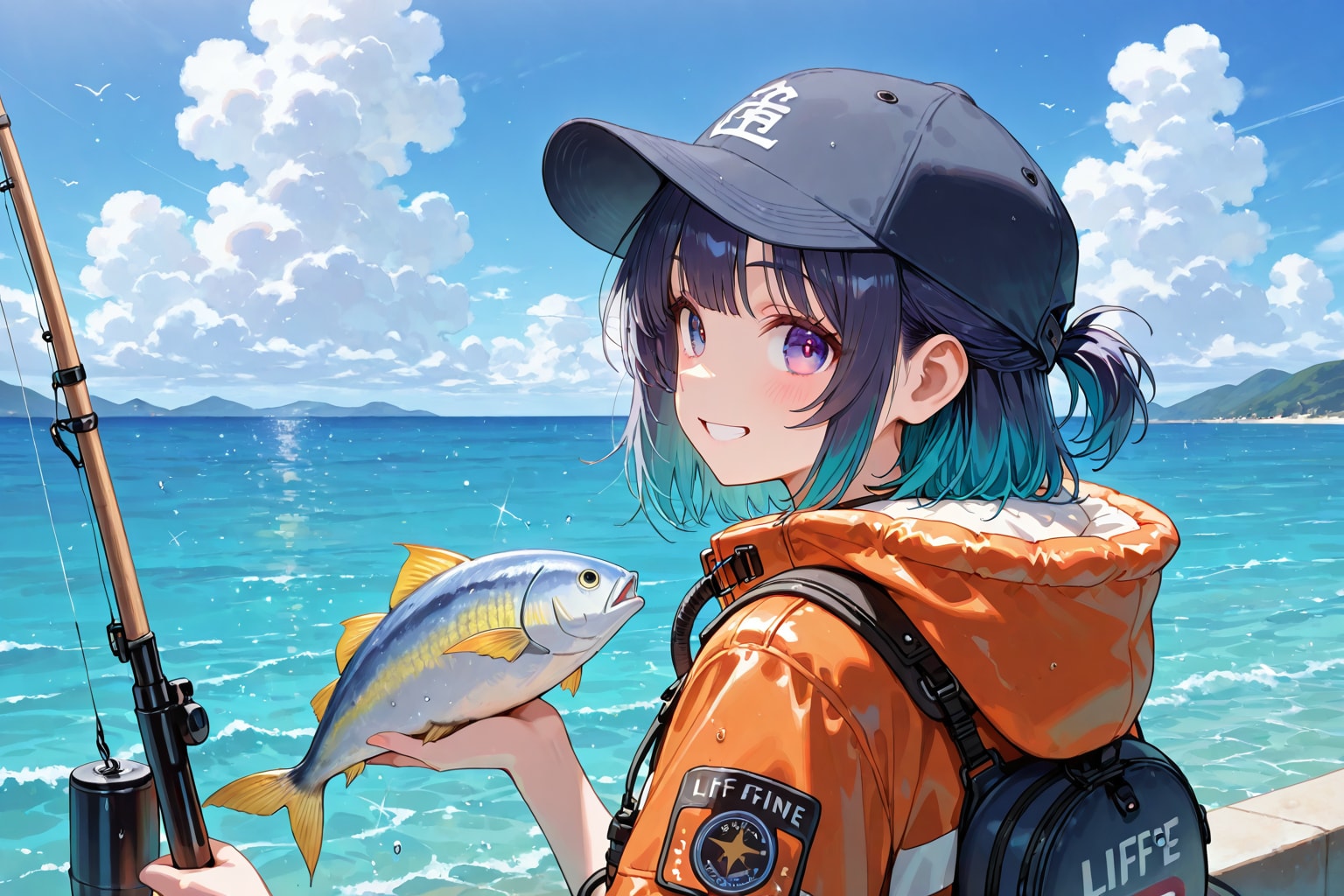 釣れました