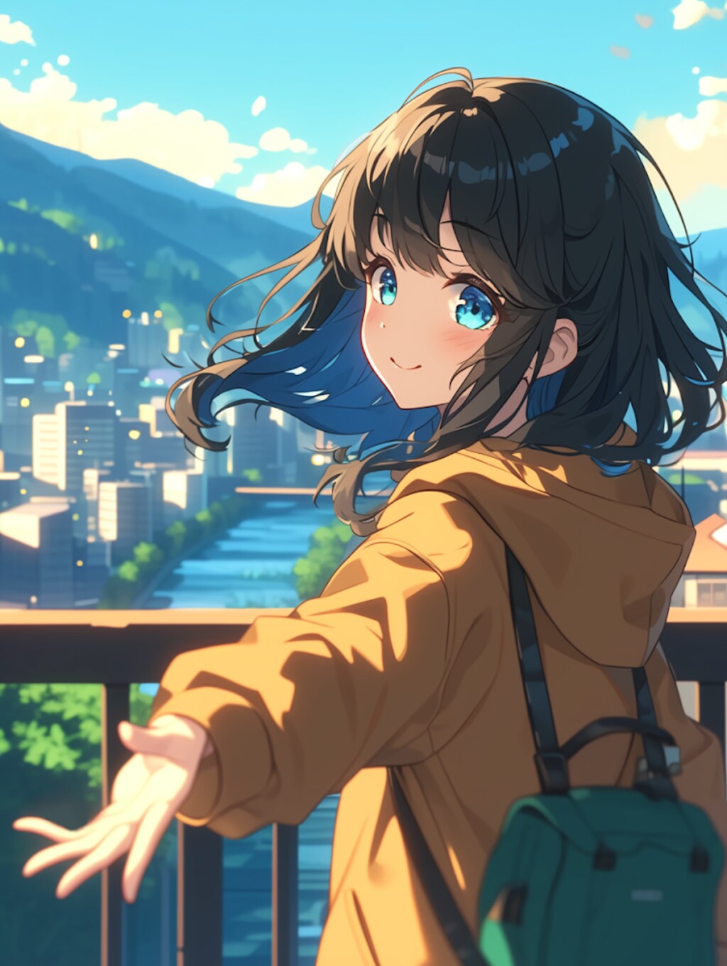 手、繋いで行こ？