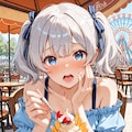 玲音と遊園地デート 2枚目