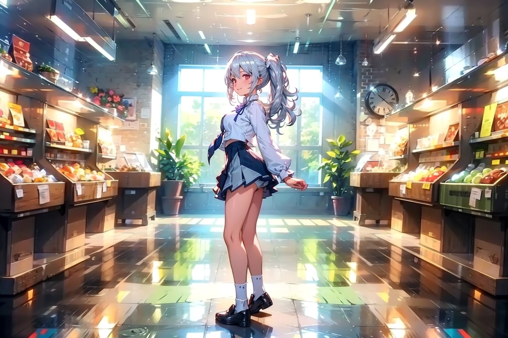 ショッピングモールの商品売り場