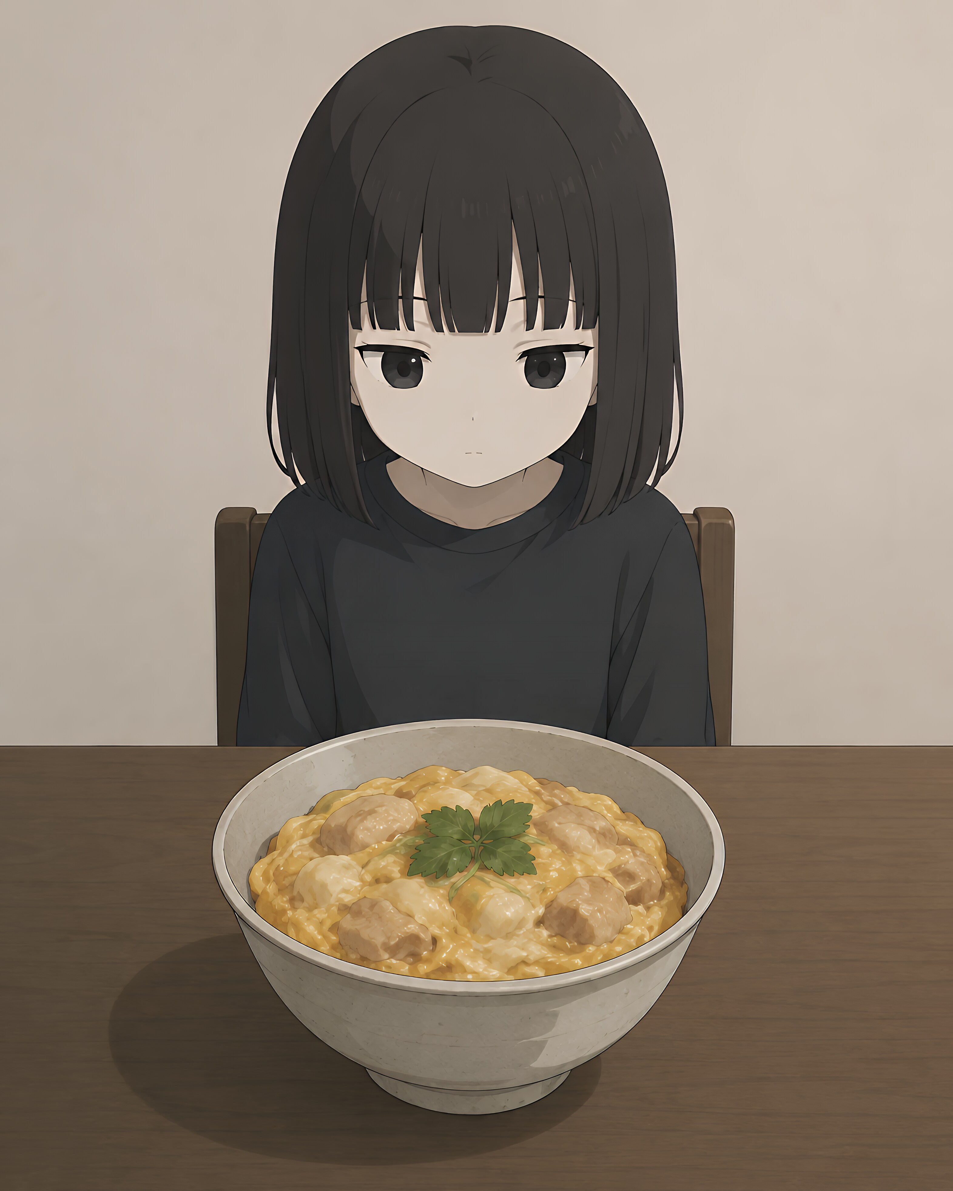 眼の前親子丼