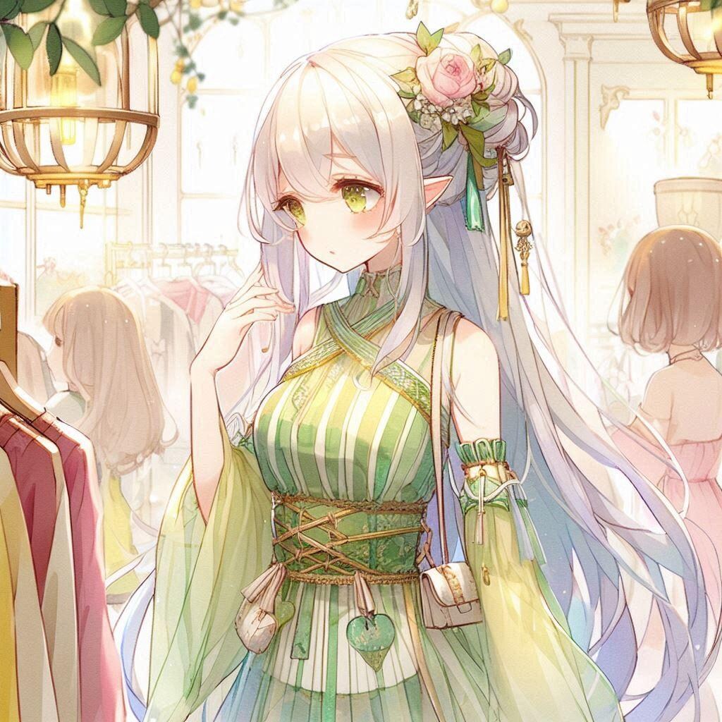 白髪の可愛い女の子【6】