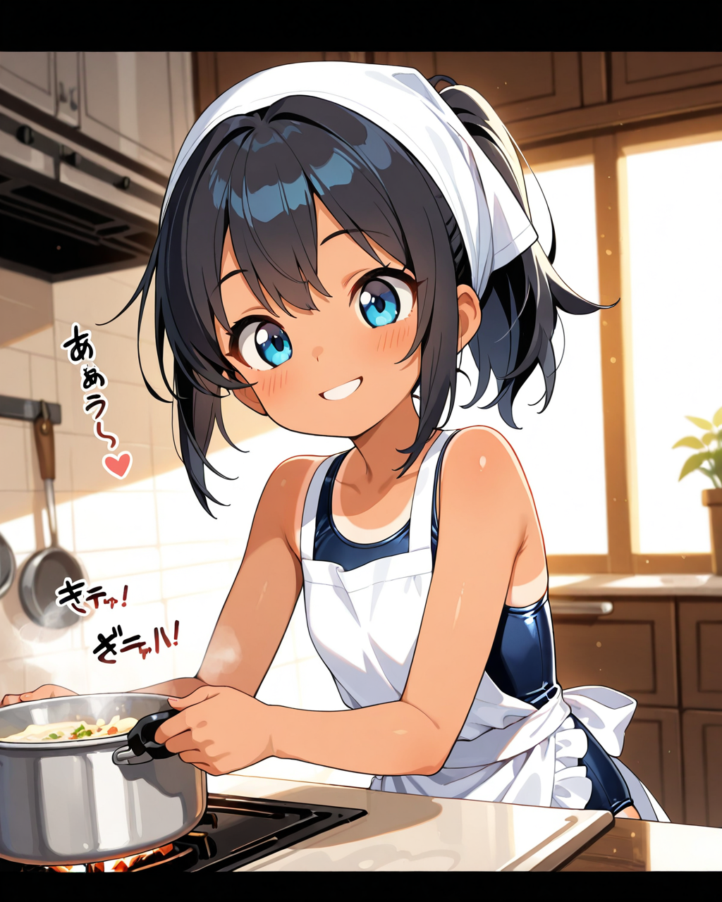 スク水エプロン