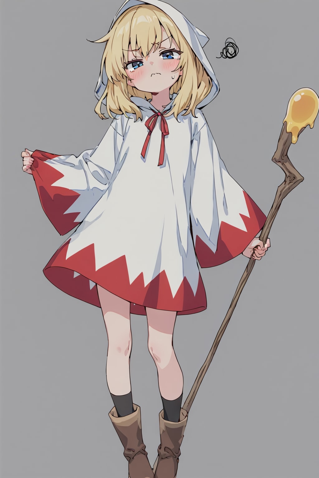 不機嫌白魔道士 | の人気AIイラスト・グラビア