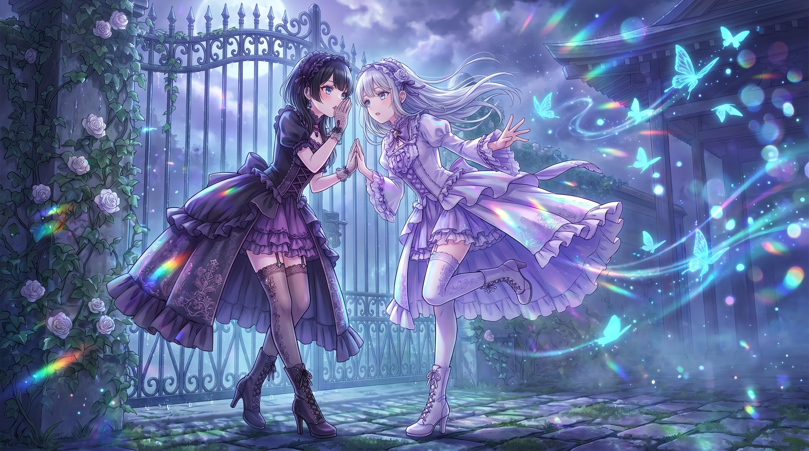 蒼蝶契印の夜 | の人気AIイラスト・グラビア