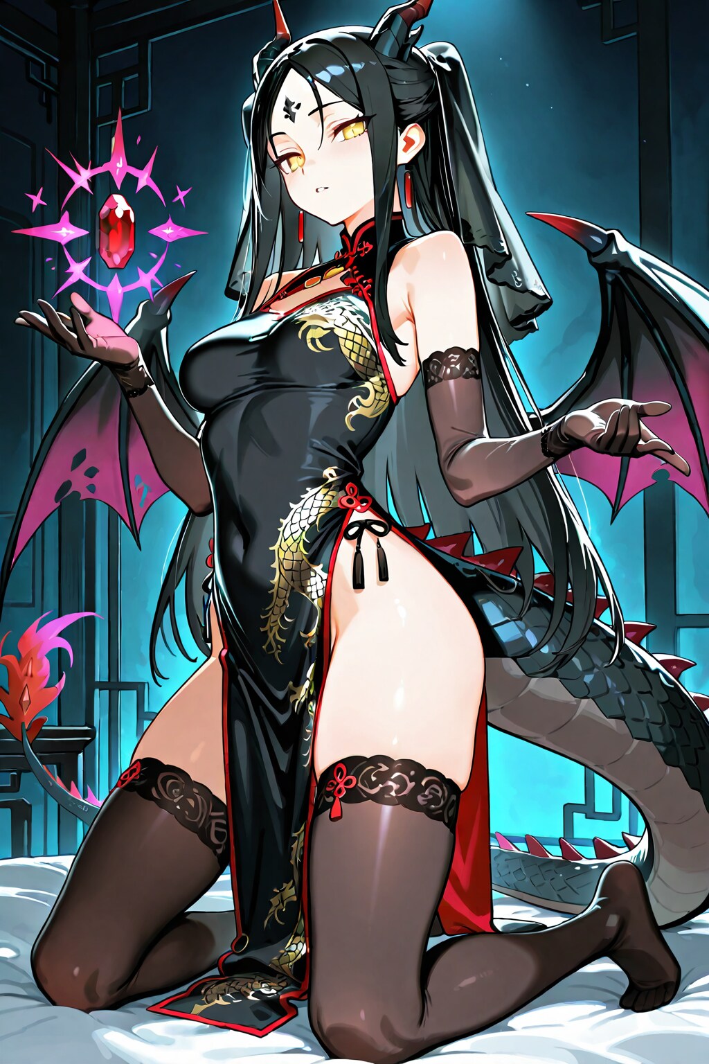 🐲 古代龍の魔法少女：ヴィーヴル　ダークフォーム