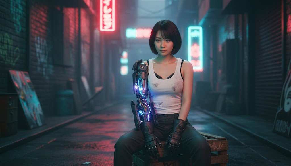 ネオンの路地裏メンテナンス