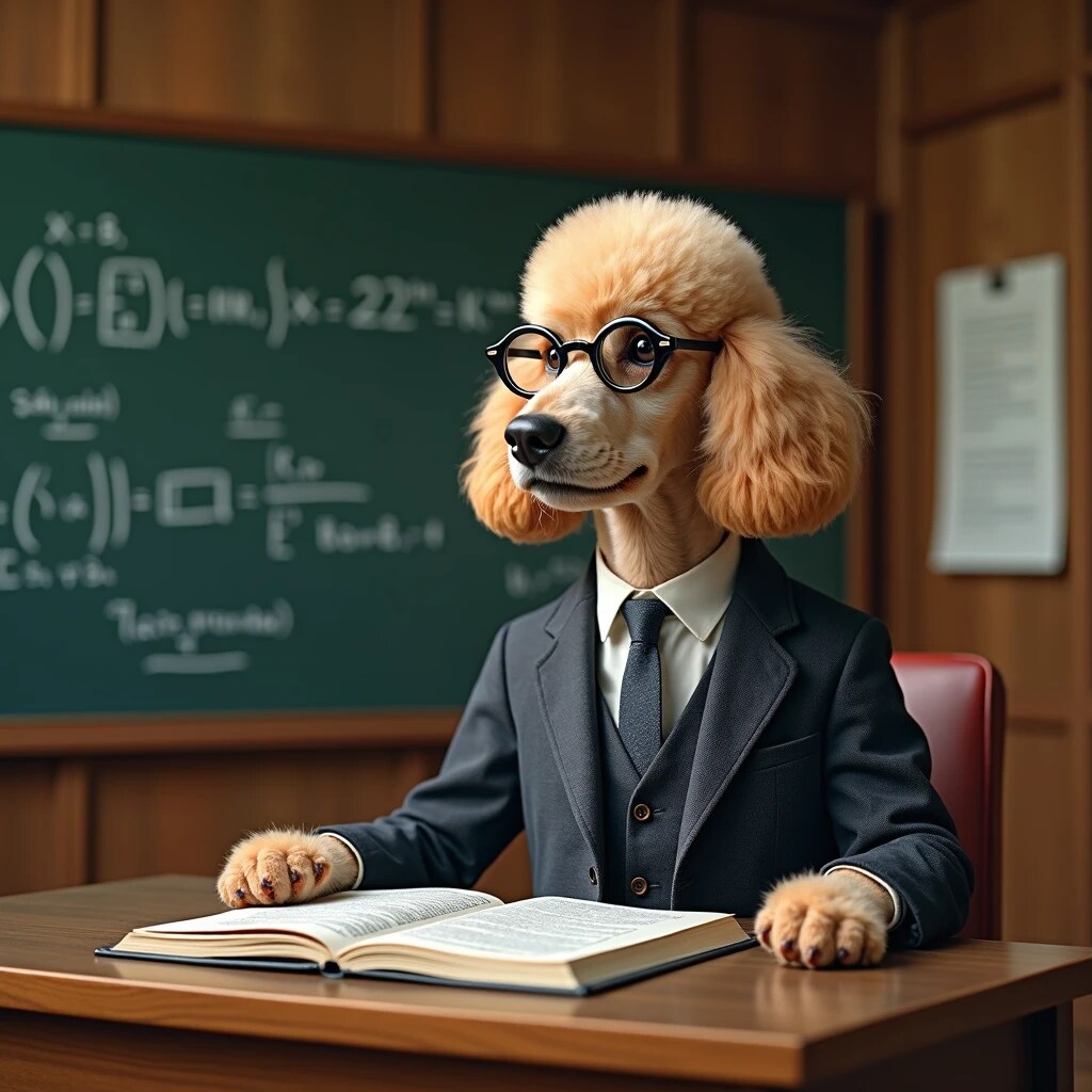 プードル教授 | の人気AIイラスト・グラビア