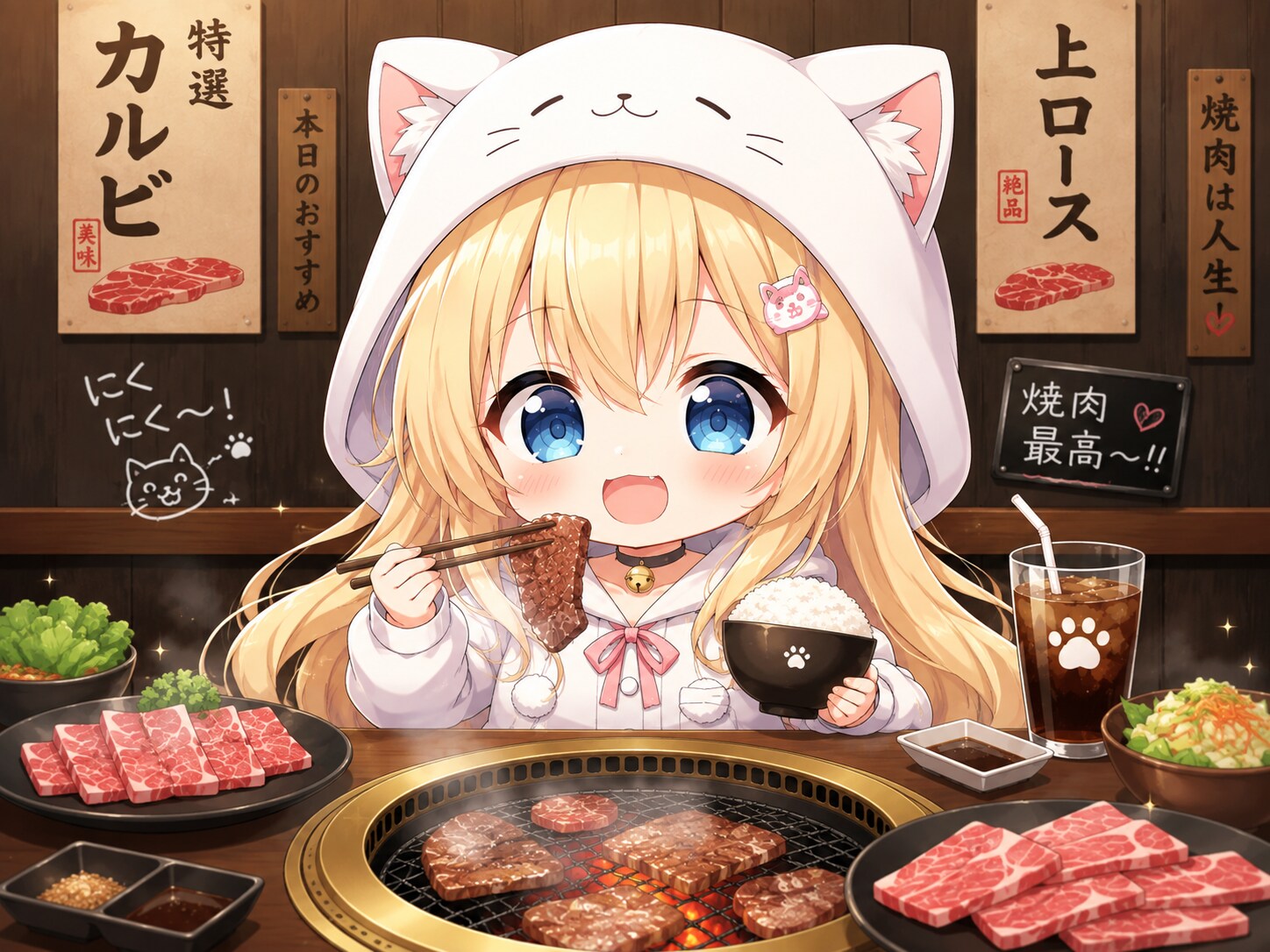 焼肉 | の人気AIイラスト・グラビア