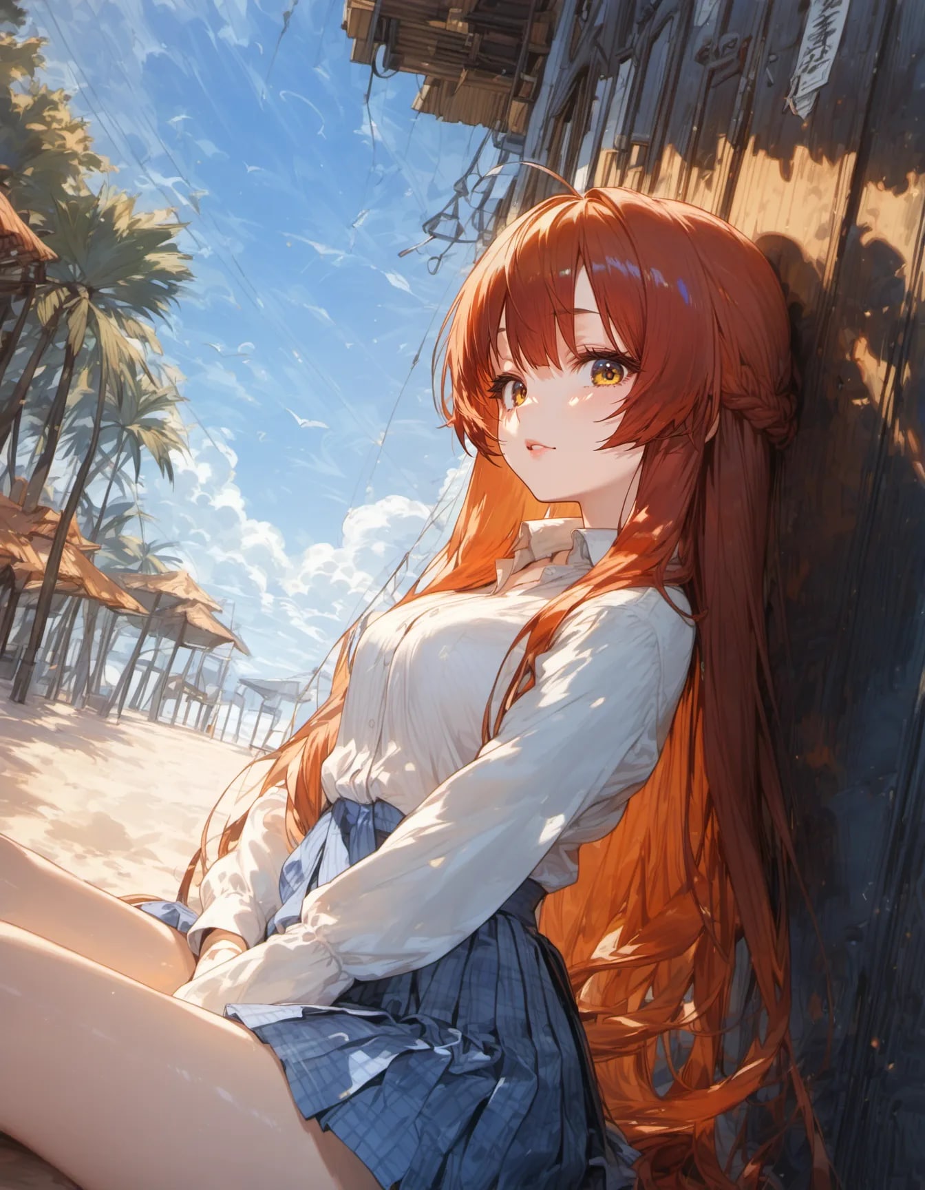 Summer Rest Against the Tide | の人気AIイラスト・グラビア