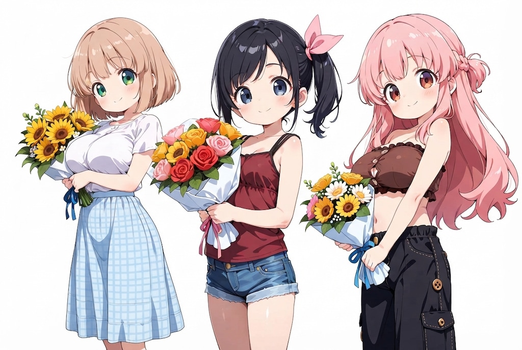 花束持って集合？5