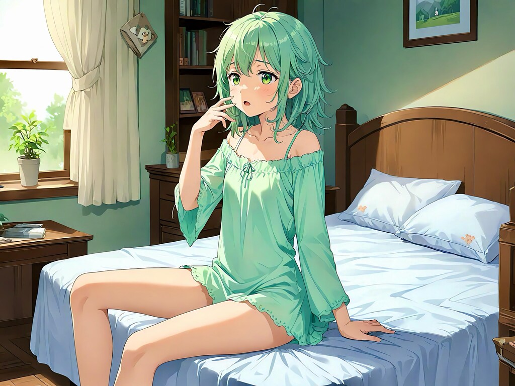 んーー　ねむぃにぁー