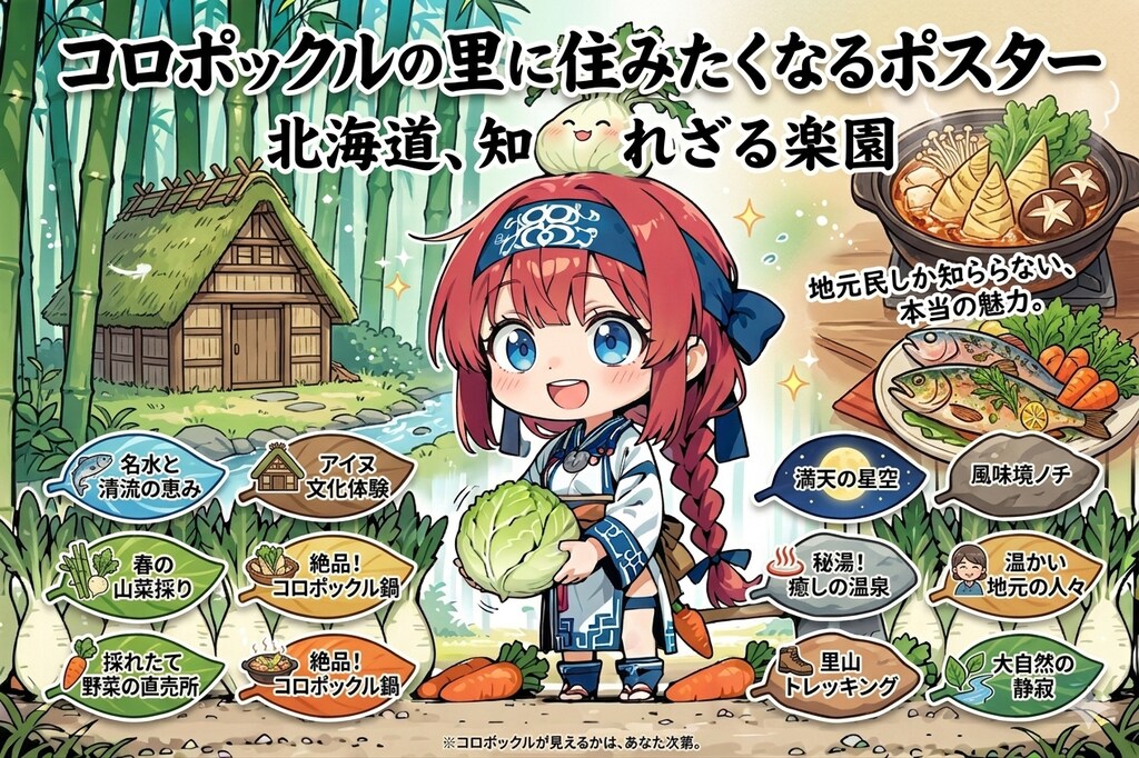 おいでませコロポックルの里！