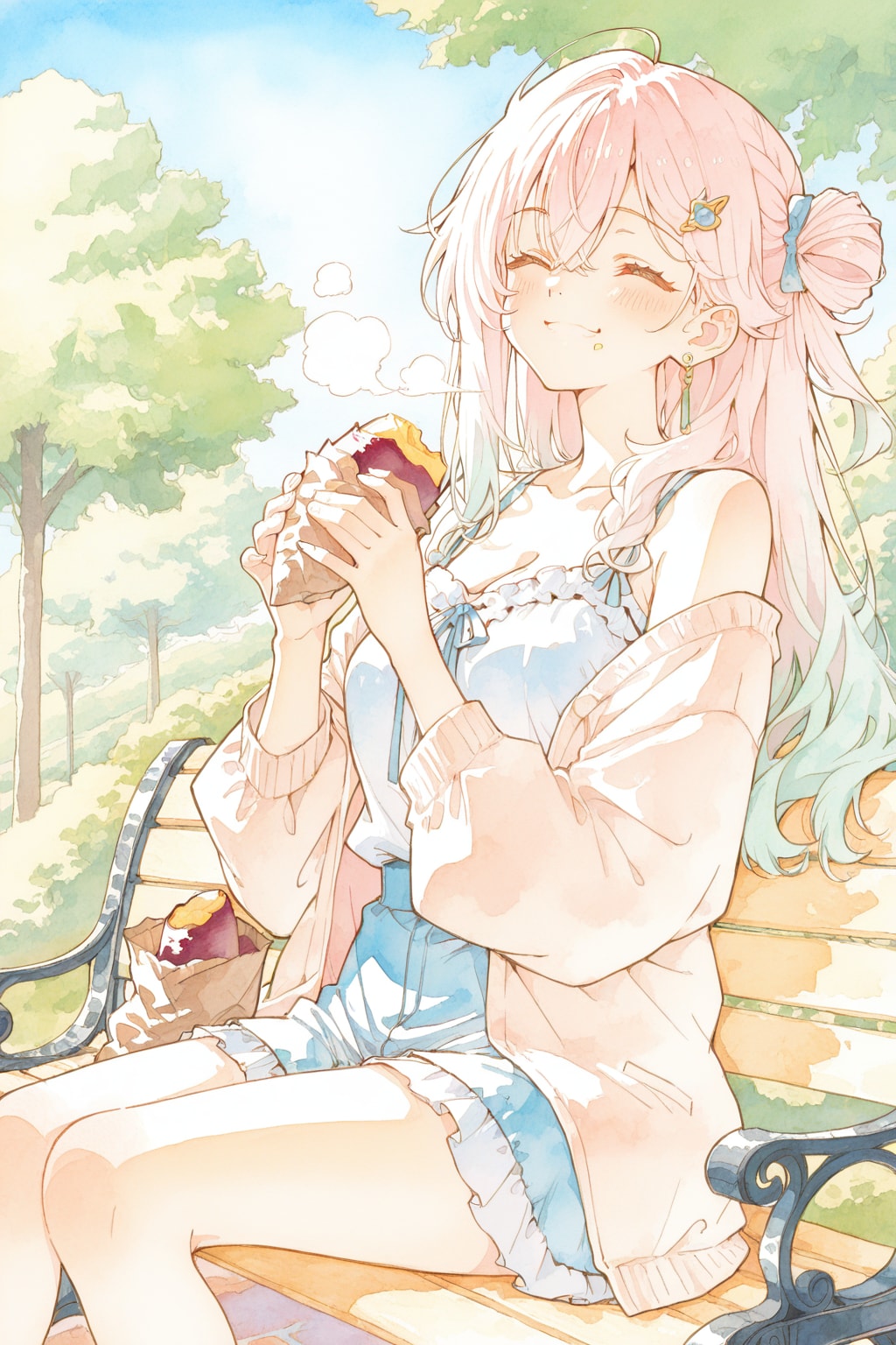 焼き芋。 | の人気AIイラスト・グラビア