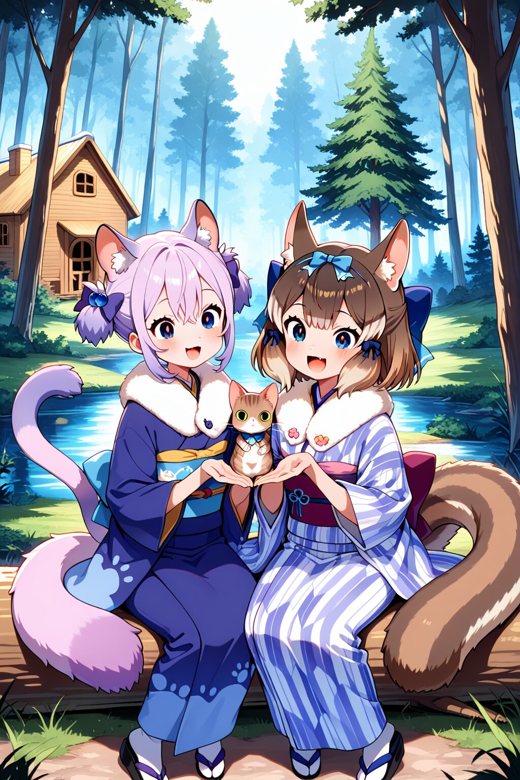 シルちゃん晴れ着の森《おいでよ どうぶつの娘》