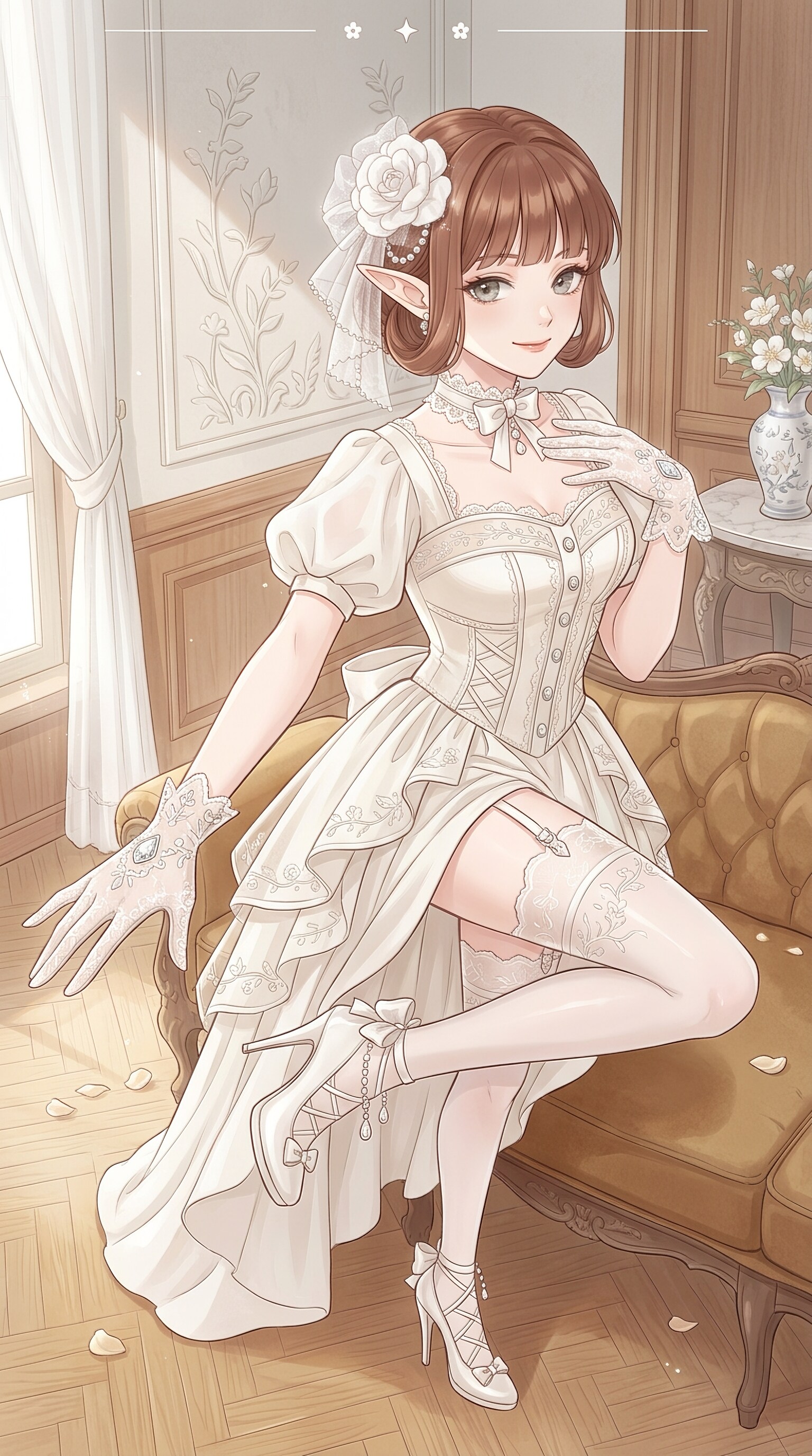 白花飾りの妖精 | の人気AIイラスト・グラビア