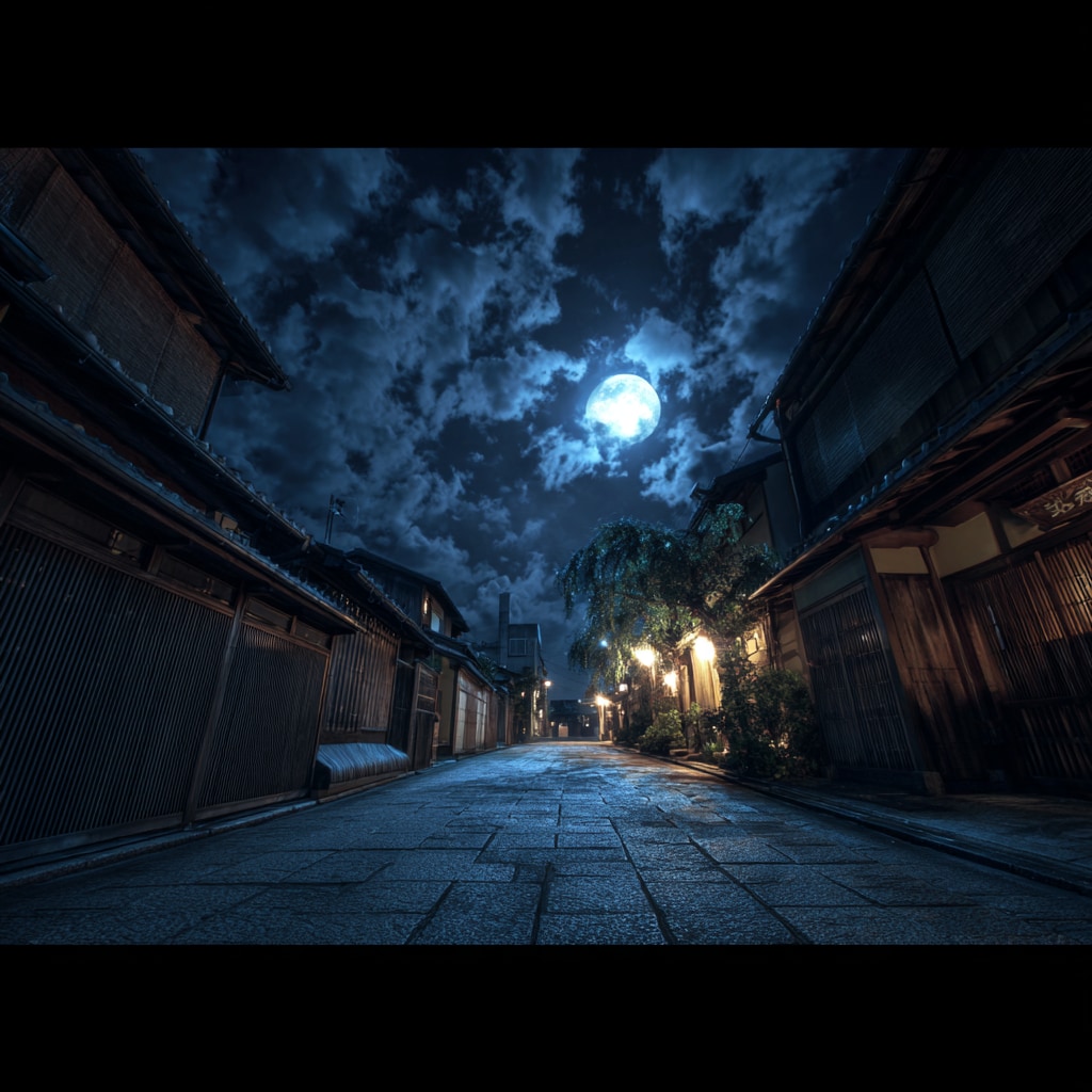 月夜の辻 | の人気AIイラスト・グラビア