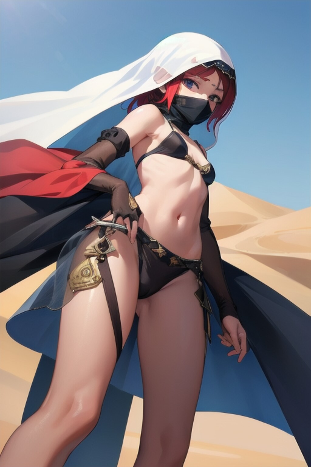 砂漠にて