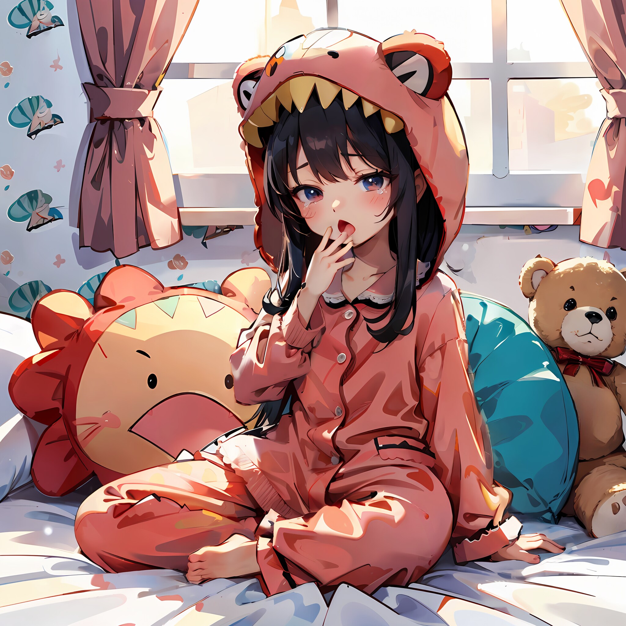 寝起き | の人気AIイラスト・グラビア