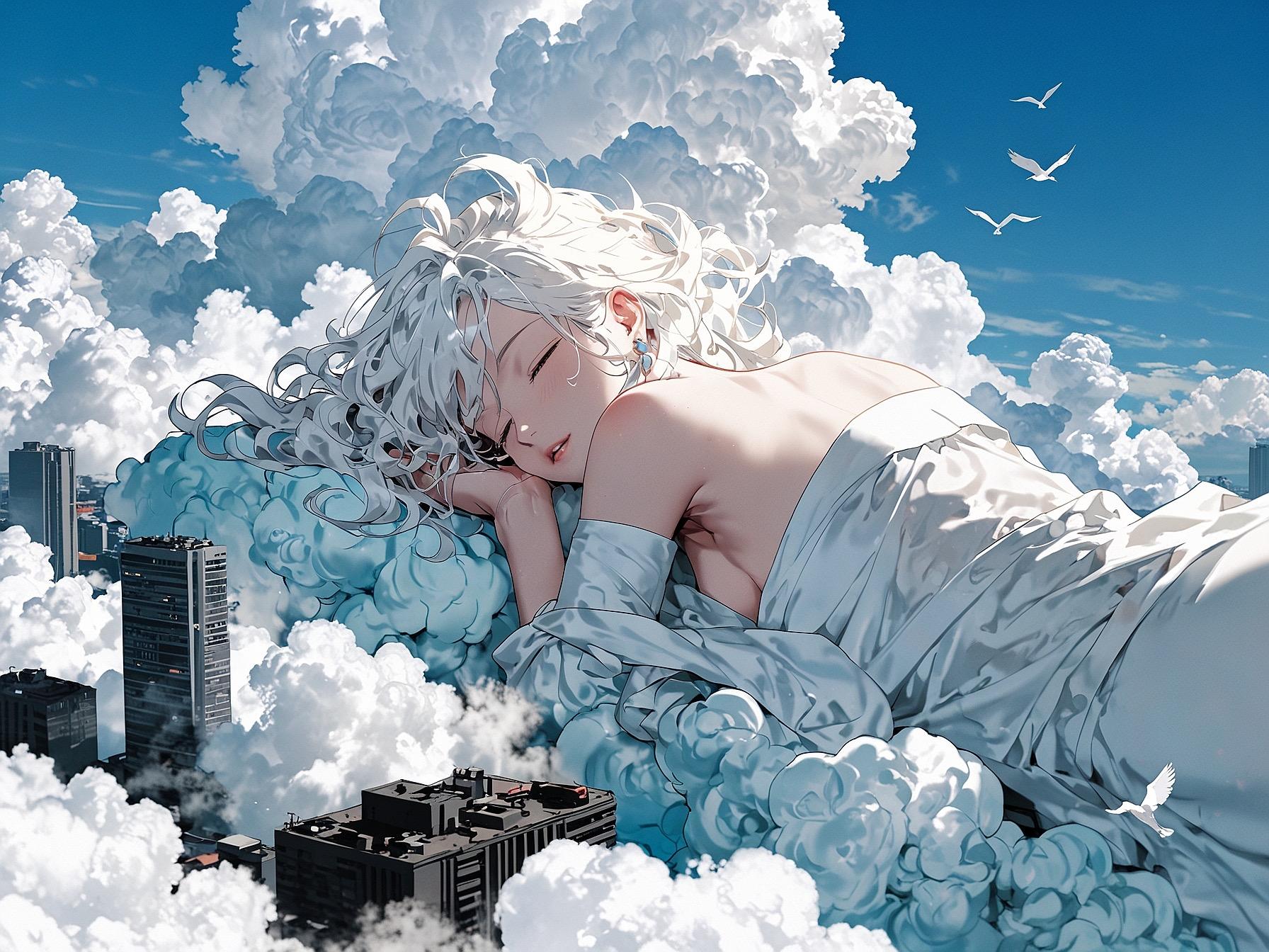 雲の精霊 | の人気AIイラスト・グラビア