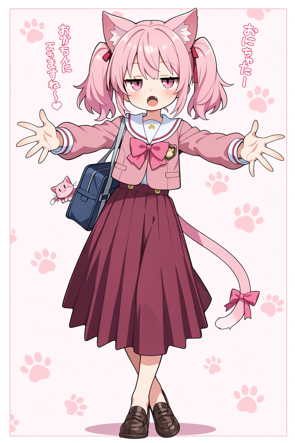 ブレザーのロングスカートはどうかにゃ？？？