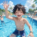 男水着チャレンジやってみた♪ 4枚目